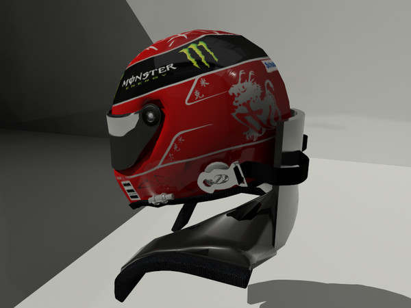 schumacher helmet 3d model - Schumacher Helmet by ouroboros888